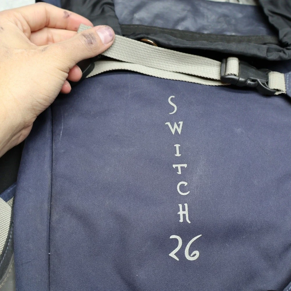 Osprey Backpack Mens OS Blue Switch 26 Technical Hiking Multi‎ Pocket Outdoor